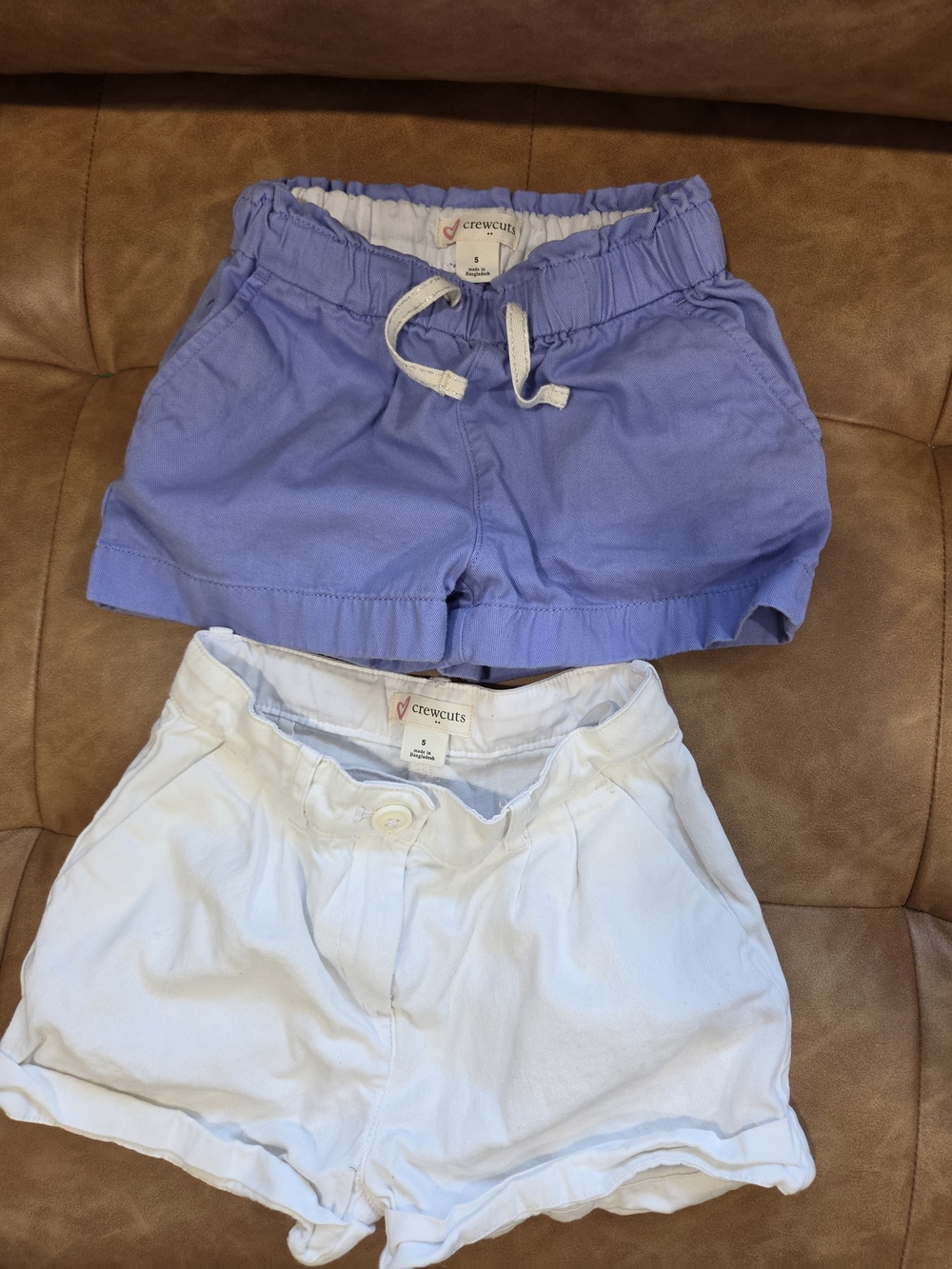 J.crew crewcuts Girls Shorts - Lavender and White